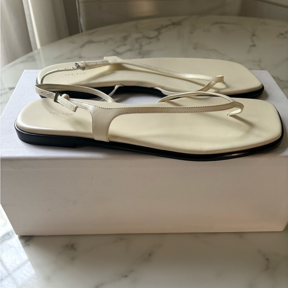 The Row Constance Flat Women's Sandals - Picture 2 of 6